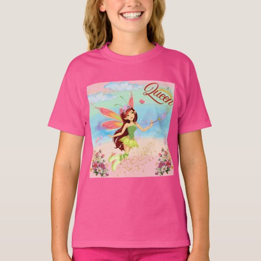Reine des fées - T-shirt filles (Devant)