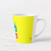 Reine des virgules latte mug (Droite)