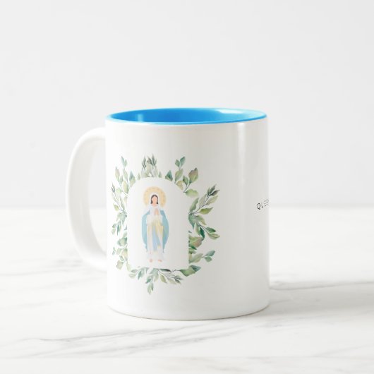 Reine du Rosaire Mug (Devant gauche)