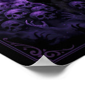 Reine du Web – Affiche gothique de vampire (Coin)