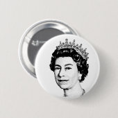 REINE ELIZABETH BADGE DE RETOUR DU NIP (Devant & derrière)