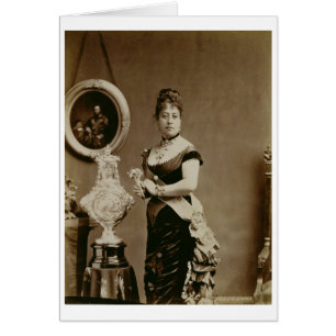 Reine Emma (1836-85) (photographie sépia)