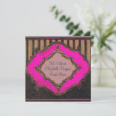 Reine ~ Invitations Mariage de mariage fête d'anni (Debout devant)