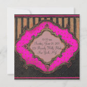 Reine ~ Invitations Mariage de mariage fête d'anni (Dos)