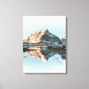 Reine, Lofoten-eilanden Canvas Afdruk