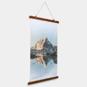Reine Lofoten Hangend Wandkleed (Gebogen)