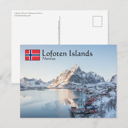 Reine Lofoten Noorwegen Briefkaart (Voorkant / Achterkant)