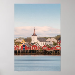 Reine Lofoten Noorwegen Poster