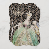 Reine Marie Antoinette - Invitations (Devant / Derrière)