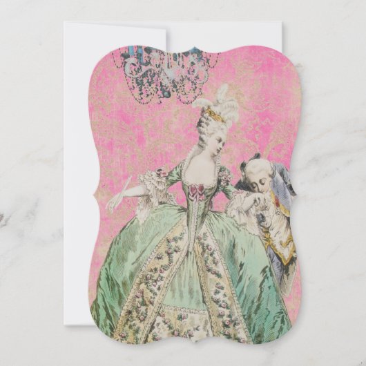 Reine Marie Antoinette - Invitations / RSVP (Devant)