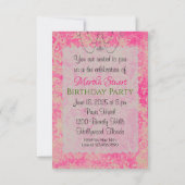 Reine Marie Antoinette - Invitations / RSVP (Dos)