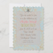 Reine Marie Antoinette - Invitations / RSVP (Dos)