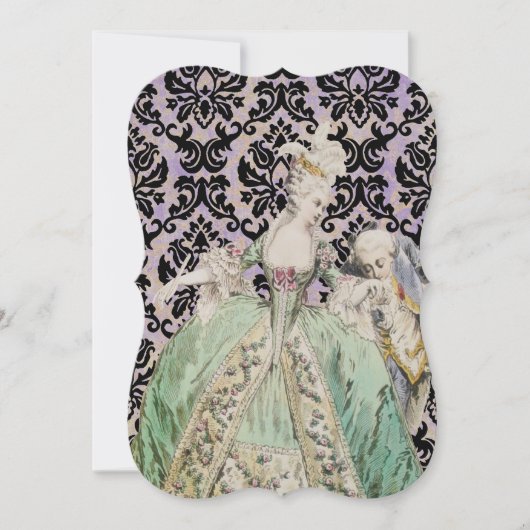 Reine Marie Antoinette - Invitations / RSVP #16 (Devant)