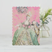 Reine Marie Antoinette - Invitations / RSVP #16 (Debout devant)