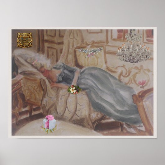 Reine Marie Antoinette ~ Poster 16x12 (Devant)