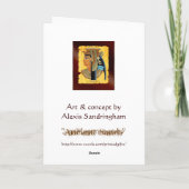 "Reine pour une journée !" Cartes de fête des mère (Dos)