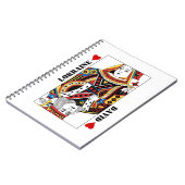 Reine + Roi de journal de couples de carte de jeu (Côté gauche)