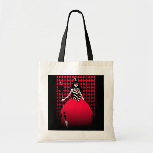 Reine rouge de sac fourre-tout à coeurs