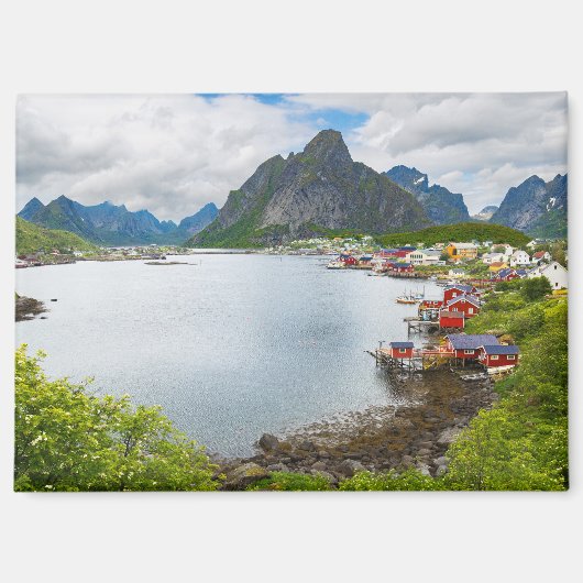 Reine sur les Lofoten Aimant (Recto)