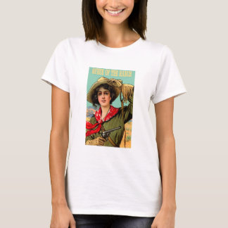 "Reine T-shirt occidental de dames de ranch"