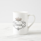 "Reine" Tiara China Mugs (Droite)