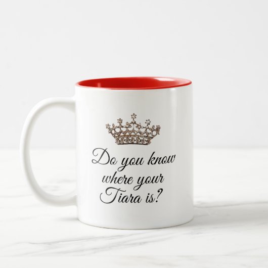 "Reine" Tiara Mug (Gauche)
