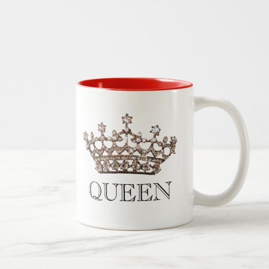 "Reine" Tiara Mug (Droit)