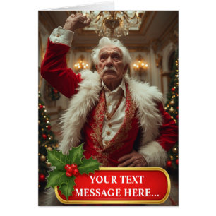 Reine Vieille Prétentieuse : Carte de Noël Gay Drô