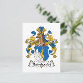 Reinhardt Family Crest Briefkaart (Staand voorkant)