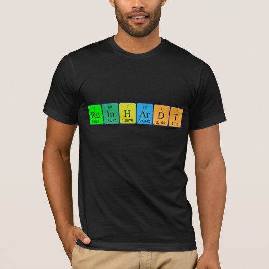Reinhardt Periodic Table naam shirt (Voorkant)