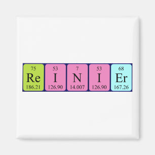 Reinier periodiek table name magnet magneet