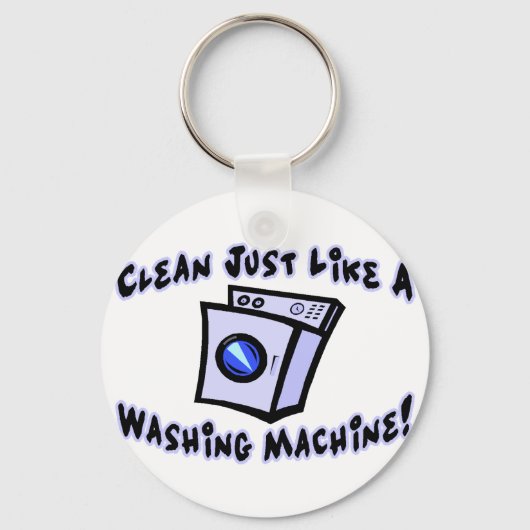Reinig als een wasmachine sleutelhanger (Voorkant)