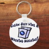 Reinig als een wasmachine sleutelhanger (Voorkant)