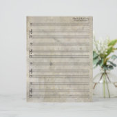 Reinigde oude lebbenblad muziektas (Staand voorkant)