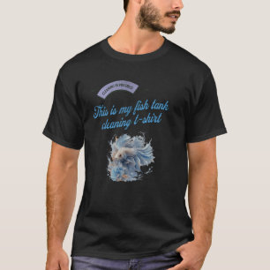 Reiniging van vistanks t-shirt