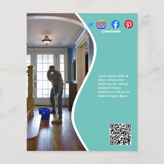 reinigingsapparaat STUDIO poster flyer (Achterkant)