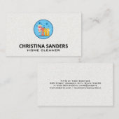 Reinigingsapparatuur | Schoonmaakdiensten Visitekaartje (Voorkant / Achterkant)