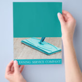 Reinigingsdienst Flyer (Hand)