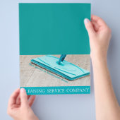 Reinigingsdienst Flyer (Hand)