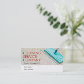 Reinigingsdienst Visitekaartje (Staand voorkant)