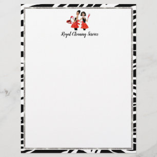 Reinigingsdiensten - Afrikaans Amerikaans doek Flyer