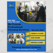 Reinigingsdiensten Flyer (Voorkant)