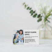 Reinigingsdiensten | Kantoor voor het reinigen van Visitekaartje (Staand voorkant)
