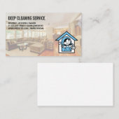 Reinigingsdiensten | Leefruimte Visitekaartje (Voorkant / Achterkant)