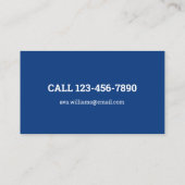 Reinigingsdiensten Visitekaartje (Achterkant)