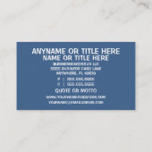 Reinigingsdiensten Visitekaartje (Achterkant)