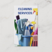 Reinigingsdiensten Visitekaartje (Voorkant)