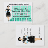 Reinigingsdiensten Visitekaartje (Voorkant / Achterkant)