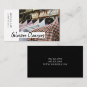 Reinigingsmiddelen Droge reinigingswijziging Aanvu Visitekaartje (Voorkant / Achterkant)