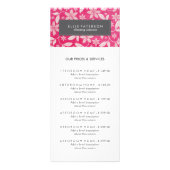  reinigingsservice Menu Rack Kaart (Voorkant)